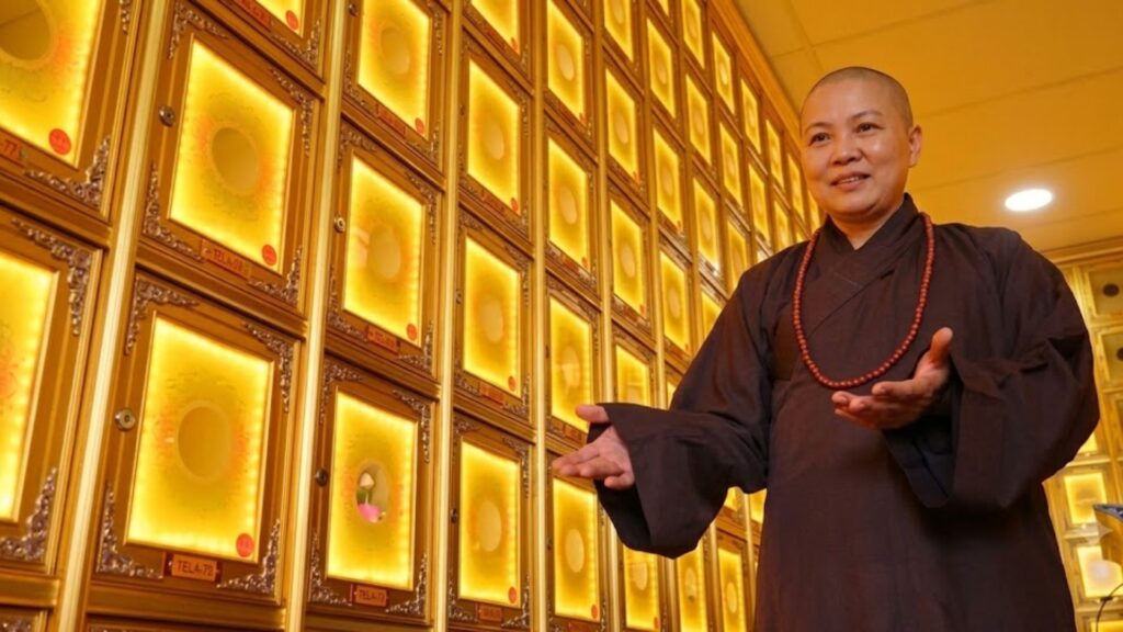 nơi lưu giữ tro cốt tại chùa vĩnh nghiêm