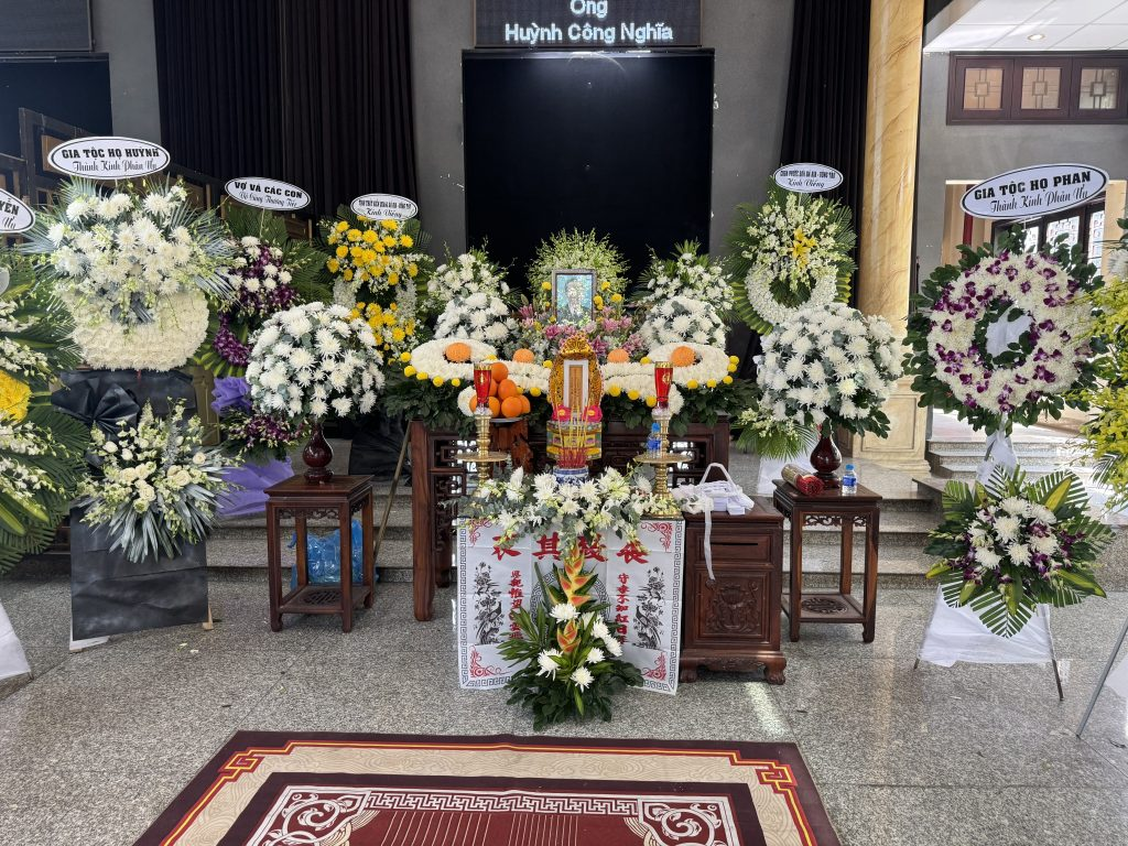 lễ tang tại nhà tang lễ thống nhất